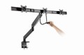 GEMBIRD BIURKOWE REGULOWANE RAMIĘ/UCHWYT NA 3 MONITORY 17-27, VESA 100X100MM, DO 6 KG - 2482526