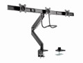 GEMBIRD BIURKOWE REGULOWANE RAMIĘ/UCHWYT NA 3 MONITORY 17-27, VESA 100X100MM, DO 6 KG - 1817741