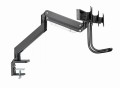 GEMBIRD BIURKOWE REGULOWANE RAMIĘ/UCHWYT NA 3 MONITORY 17-27, VESA 100X100MM, DO 6 KG - 1817743