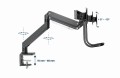 GEMBIRD BIURKOWE REGULOWANE RAMIĘ/UCHWYT NA 3 MONITORY 17-27, VESA 100X100MM, DO 6 KG - 1736061