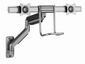GEMBIRD ŚCIENNE REGULOWANE RAMIĘ/UCHWYT NA 2 MONITORY 17-32, VESA 100X100MM, DO 8 KG - 1742915