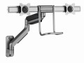 GEMBIRD ŚCIENNE REGULOWANE RAMIĘ/UCHWYT NA 2 MONITORY 17-32, VESA 100X100MM, DO 8 KG - 2482541