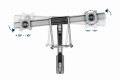 GEMBIRD ŚCIENNE REGULOWANE RAMIĘ/UCHWYT NA 2 MONITORY 17-32, VESA 100X100MM, DO 8 KG - 1742916
