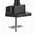 GEMBIRD BIURKOWE REGULOWANE RAMIĘ/UCHWYT NA 2 MONITORY + PÓŁKA NA NOTEBOOKA 17-32, VESA 100X100MM, DO 8 KG - 1736047