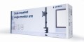 GEMBIRD BIURKOWE REGULOWANE RAMIĘ NA MONITOR 17"-32", DO 9 KG - 1735942
