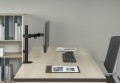 GEMBIRD BIURKOWE REGULOWANE RAMIĘ/UCHWYT NA MONITOR 17-32, VESA 100X100MM, DO 9 KG - 1735953