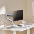 MACLEAN UCHWYT DO MONITORA PODWÓJNE RAMIĘ, ZE SPRĘŻYNĄ GAZOWĄ, 17"-45", 16 KG MC-969 - 2476170