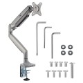 MACLEAN UCHWYT DO MONITORA PODWÓJNE RAMIĘ, ZE SPRĘŻYNĄ GAZOWĄ, 17"-45", 16 KG MC-969 - 2476175
