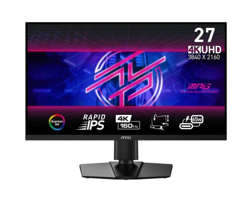 Monitor gamingowy MSI MPG 274URFDE QD 69cm (27") 4K UHD IPS 16:9 DP/HDMI/USB-C PD65W 160Hz 0,5ms (GtG) - 2482744