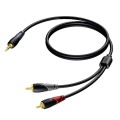 PROCAB CLA711/15 kabel audio 15 m 3.5mm 2 x RCA Czarny, Szary, Czerwony - 2447150