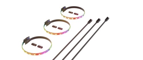 Zestaw HYTE LS10 qRGB Light Strips (3 Stück) - 2483420