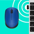 Mysz Logitech 910-004640 (optyczna; 1000 DPI; kolor niebieski - 1415185