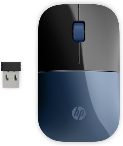 Mysz HP Z3700 Wireless Mouse Lumiere Blue bezprzewodowa czarno-niebieska 7UH88AA - 1984760