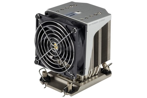 Supermicro SNK-P0080AP4 system chłodzenia komputerów Procesor Chłodnica powietrza 9,2 cm Czarny, Stal nierdzewna - 1925343