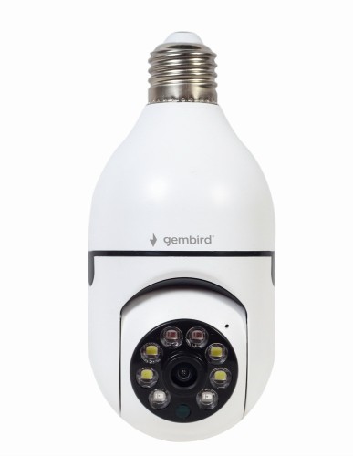 GEMBIRD INTELIGENTNA OBROTOWA KAMERA WI-FI E27, 3.6MM, 1920X1080 (WYPRZEDAŻ) - 2479643