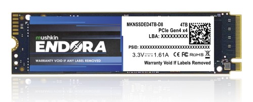 Dysk M.2 4TB Mushkin Endora NVMe PCIe4.0 x 4 - 2479733