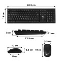 NANORS KLAWIATURA + MYSZ BEZPRZEWODOWA COMBO RS580 - 2484102