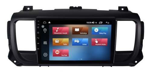 Radio nawigacja GPS Peugeot Traveller Android - 2482056