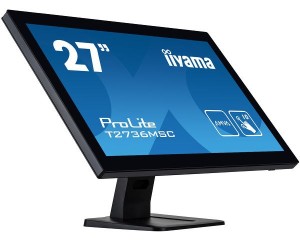Monitor iiyama ProLite T2752MSC-B1 komputerowy 68,6 cm (27") 1920 x 1080 px Full HD LED Ekran dotykowy Czarny