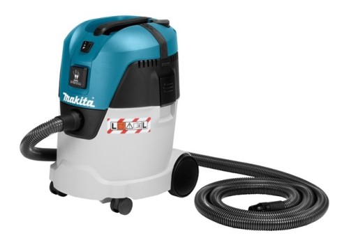 Makita VC2512L odkurzacz Czarny, Niebieski, Metaliczny 25 l 1000 W - 2483080