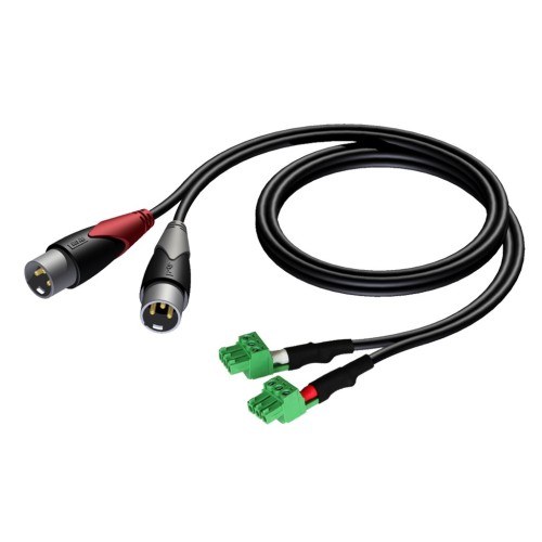 Kabel sygnaĹ‚owy AUDAC CLA834/0.5 (0,5m) - 2483154