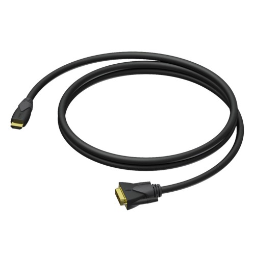 Procab HDMI - DVI-D 3 m czarny (CLV160/3) - 2483165