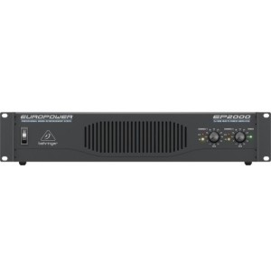 Behringer EP2000 wzmacniacz audio Przedstawienie/scena Czarny