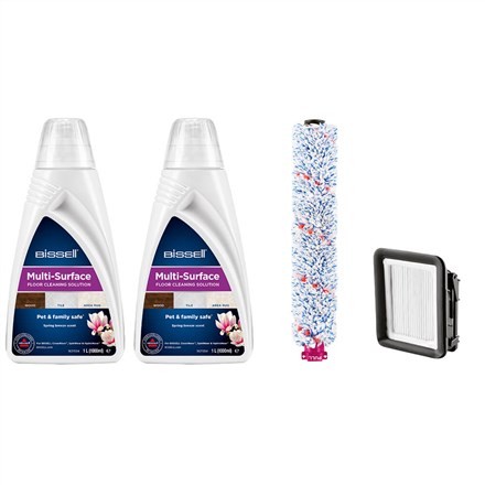 Bissell | Pakiet do czyszczenia | MultiSurface (2xDetergenty+Szczotka+Filtr) - 2006062