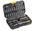 Klucze nasadowe Topex 1/4" zestaw 46 sztuk - 2421084