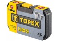 Klucze nasadowe Topex 1/4" zestaw 46 sztuk - 2421085
