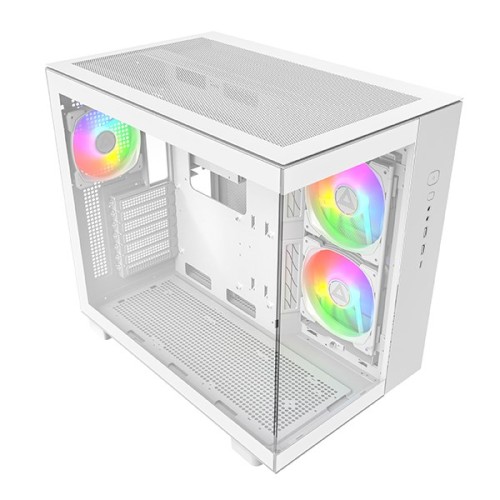 Obudowa PC Montech KING 65 PRO, Midi-Tower, ATX, ARGB, Szkło Hartowane - biała - 2483461