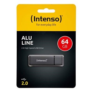 Intenso Alu Line pamięć USB 64 GB USB Typu-A 2.0 Antracyt