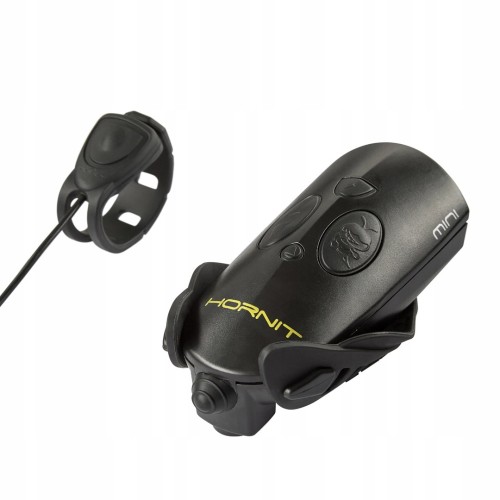 Lampka rowerowa z klaksonem HORNIT Mini BLACK-BLACK 5353BLBL - 1198835