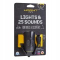 Lampka rowerowa z klaksonem HORNIT Mini BLACK-BLACK 5353BLBL - 1198836