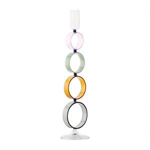 RITUALI DOMESTICI CERCHIANDO Świecznik 8 x 34.5 cm