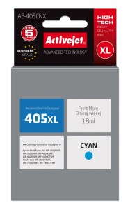 Activejet AE-405CNX Tusz (zamiennik Epson 405XL C13T05H24010; Supreme; 18ml; niebieski) (WYPRZEDAŻ)