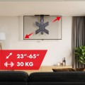 MACLEAN UCHWYT DO TV ELEKTRYCZNY SUFITOWY, OBSŁUGA TUYA, MAX VESA 600X400, OBRÓT 90ST. PILOT, 23"-65", 30KG MC-491 - 2487046