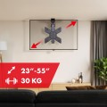 MACLEAN UCHWYT DO TV ELEKTRYCZNY SUFITOWY, OBSŁUGA TUYA, MAX VESA 600X400, PILOT, 23"-55", 30KG, MC-492 - 2487058