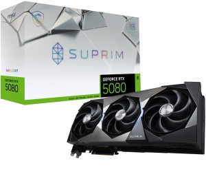 Karta VGA MSI GeForce RTX 5080 16G SUPRIM SOC 16GB GDDR7 256bit HDMI+3xDP PCIe5.0