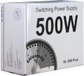 Inter-Tech SL-500 Plus moduł zasilaczy 500 W 20+4 pin ATX ATX Srebrny - 2487670