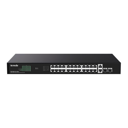Switch niezarządzalny Tenda TEG1128P-24-410W 26x1GbE 2xSFP PoE - 2272669
