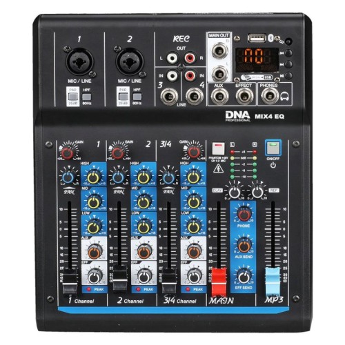 DNA MIX 4 EQ mikser audio USB MP3 Bluetooth analog - 2251310