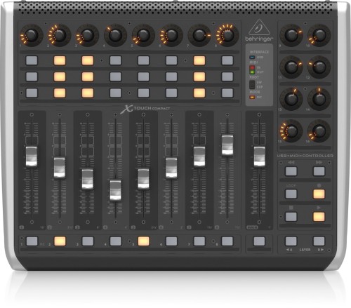 Behringer X-TOUCH COMPACT klawiatura MIDI USB Czarny - 2053702