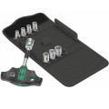 WERA Zestaw nasadki z grzechotką typu T 1/4" 9-częściowy w etui KRAFTFORM KOMPAKT 400 RA SET2 - 2431679