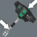 WERA Zestaw nasadki z grzechotką typu T 1/4" 9-częściowy w etui KRAFTFORM KOMPAKT 400 RA SET2 - 2431678