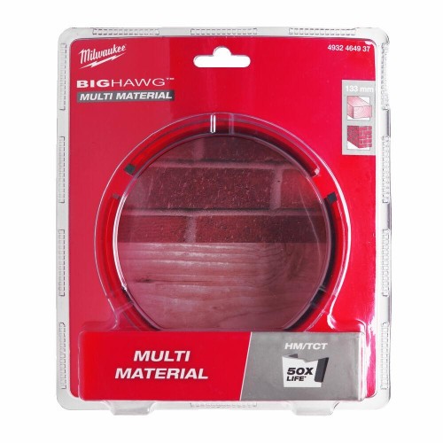 MILWAUKEE OTWORNICA BIG HAWG 133mm MULTI MATERIAL - 2214424
