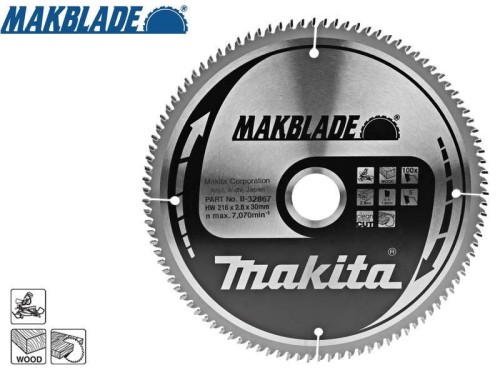 MAKITA PIŁA TARCZOWA  216x30x100z MAKBLADE DREWNO - 2432169