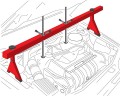 Yato YT-55568 naprawa/konserwacja pojazdu Adapter podnoszący - 2432313