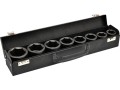 Yato YT-1115 Gniazdo udarowe Wpływ socket set Czarny - 2355805