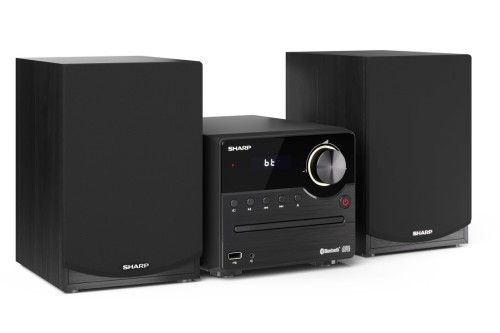 Sharp XL-B512(BK) Mikrosystem Hi-Fi, CD/FM/USB/Bluetooth v5.0, 45W, czarny Sharp | Mikrosystem Hi-Fi | XL-B512(BK) | Gniazdo USB | Wejście AUX | Łączność Bluetooth | Odtwarzacz CD | Czarny | Radio FM - 1920485